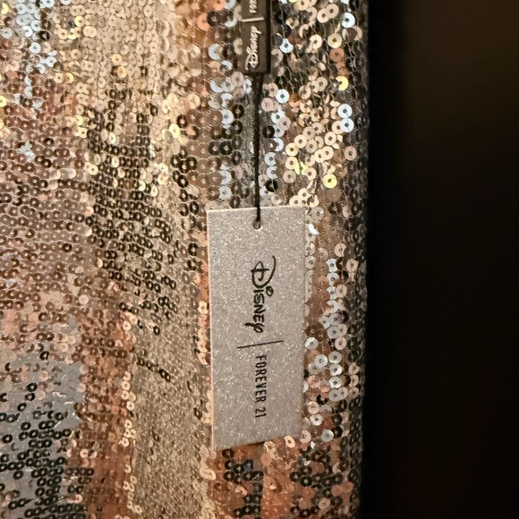 Forever 21 Silver and Black Sequin Mickey Mouse Dress - Picture 4 of 7